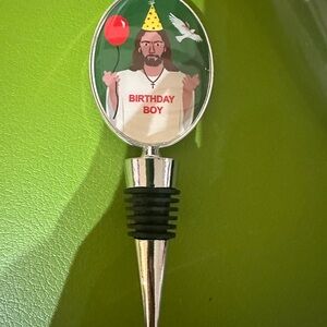 Tipsy Elves Silver Wine Stopper